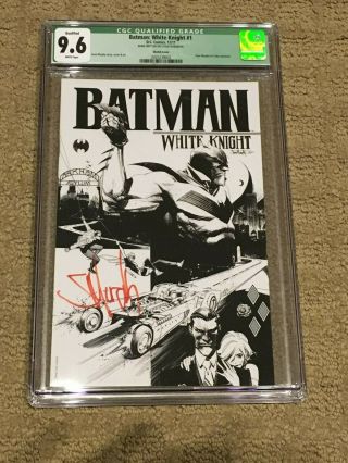 Batman White Knight 1 Cgc 9.  8 White Pages Ss Sean Murphy (classic Cover)