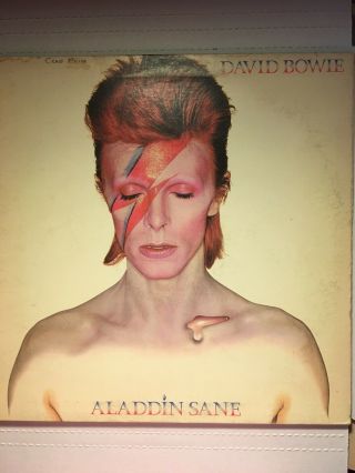 David Bowie Aladdin Sane 1973 Rca Lsp - 4852 Vinyl