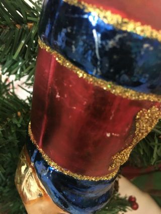 Vintage Radko Nutcracker Mercury Glass Christmas Ornament For Scratces 2