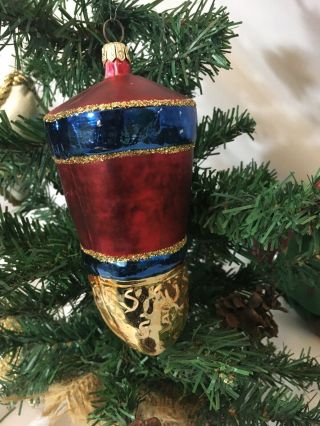 Vintage Radko Nutcracker Mercury Glass Christmas Ornament For Scratces 3