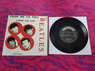 The Beatles 45 Record From Me To You 2019 Issue 180g Vinyl Picture Sleeve Norway