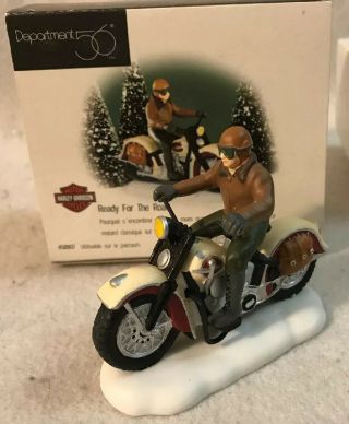 Dept 56 Harley Davidson Accessory Ready For The Road 58907