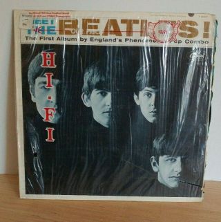 Meet The Beatles Vinyl Lp Capitol Hi - Fi Vinyl Record Album T 2047
