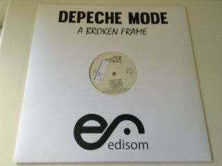Depeche Mode A Broken Frame Lp 1982 Edisom White Label Promo Exc