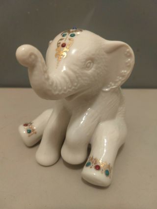 Lenox China Jewels Elephant 1992 Made In Usa