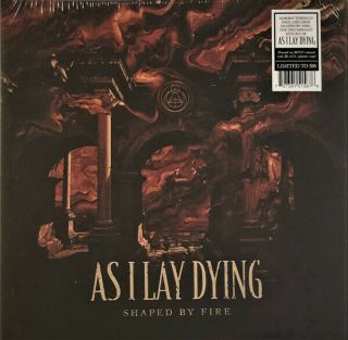 As I Lay Dying: Shaped By Fire,  Limited Edition Bone Black Splatter Vinyl Lp