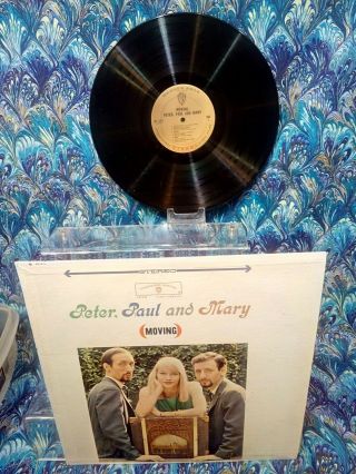 Peter Paul And Mary Moving Lp Record Warner Bros 1473 Near Stereo