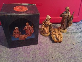 1994 Roman Inc Fontanini The Holy Family 5 " Nativity Set W/ Box