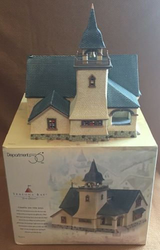 Department 56 Seasons Bay 1st Edition Chapel On The Hill