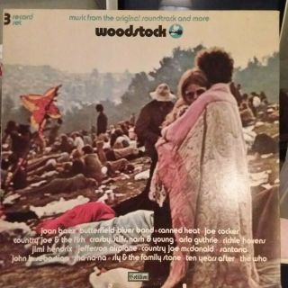 1970 Woodstock 3 Album Set Cotillion Sd 3 - 500