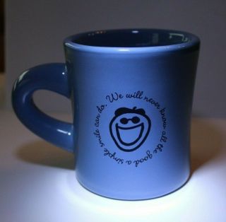 Life Is Good - We Will Never Know All The Good A Smile Blue Ceramic Mug - 12 Oz