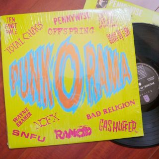 V.  A.  " Punk - O - Rama " 1994 Epitaph Lp Vinyl Punk Rancid Offspring Ten Foot Pole