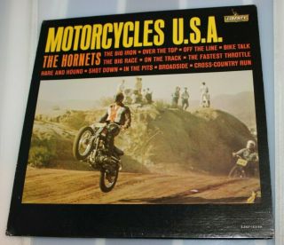 1963 Vintage Motorcycles U.  S.  A.  Lp Record Album By The Hornets
