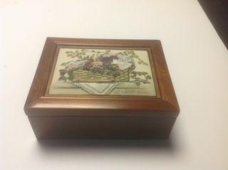 Gift Of Sound Musical Jewelry Box With Inlaid 3d Raised Tile Pat Richter Art