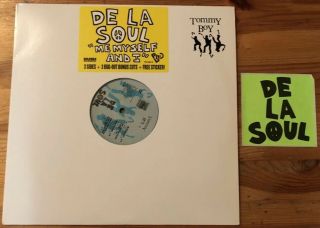 Me,  Myself,  And I By De La Soul (promo Vinyl,  Sticker)