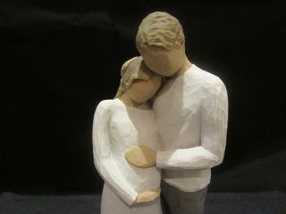 Willow Tree “home” – Dad & Expectant Mom W/ Baby Figurine – 2010 – Susan Lordi