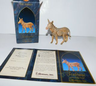 Fontanini Roman,  Inc.  5 " Nativity Figurine The Donkey Heirloom Series