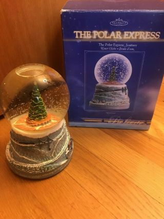 2004 Hallmark Keepsake The Polar Express Journey Believe Snow Globe