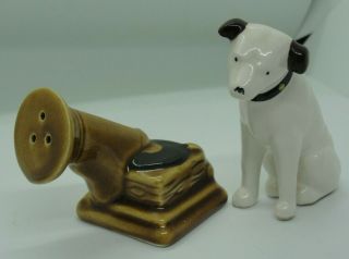 Nipper Rca Dog And Phonograph Salt And Pepper Shaker Set For Display Only