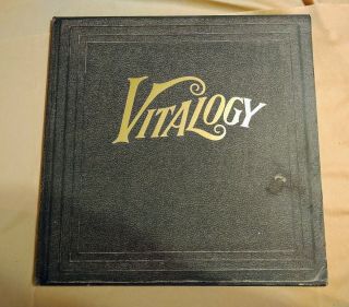 Pearl Jam Vitalogy Lp Epic E 66900 - Orig 1994) Vg,  Ex Vinyl,  Booklet Grunge