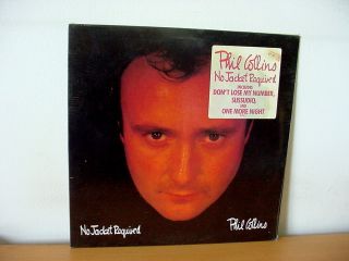 Phil Collins " No Jacket Required " Lp 1985 Atlantic 81240 Genesis