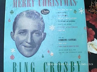 4 Bing Crosby With The Andrew Sisters Merry Christmas Decca A - 403 78 Rpm