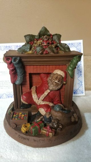 Thomas Clark Christmas Gnome - 1990 Down With A Bound 26,