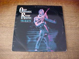 Ozzy Osbourne Randy Rhoads 2 Lp 1987 Tribute 1st Press