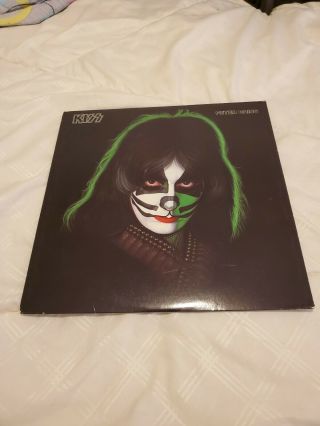 Peter Criss Kiss Solo Lp W Poster