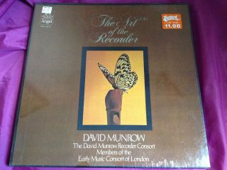 Classical 2 Lp Box Set : The Art Of The Recorder David Munrow Angel