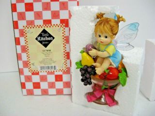 My Little Kitchen Fairies Sugar Plum Fairie Fruit Bowl Fairy Figure