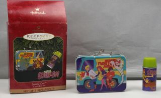Scooby - Doo Lunch Box Set Hallmark Keepsake Ornament 1999 Hanna - Barbera St208