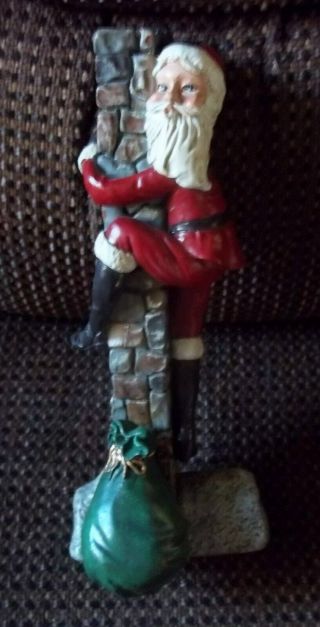 Jim Shore Chimney Santa Sitting Figurine 3240/7000 Da240150 Christmas 1992