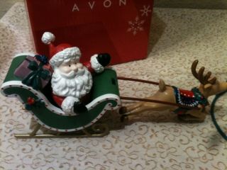Avon Revolving Santa Claus Tree Topper