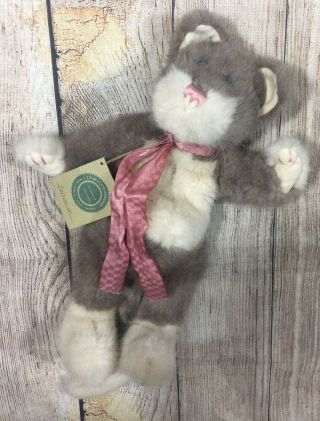 Boyds Bear Zachariah Alleyruckus J.  B Been Stuffed Plush Cat