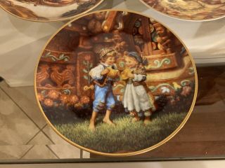 Knowles Classic Fairy Tales By Scott Gustafson Collectors Plates Set of 3 2