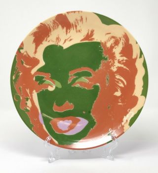 Block Marilyn Monroe Andy Warhol Print Plate From Block 2 Green Face 8 "