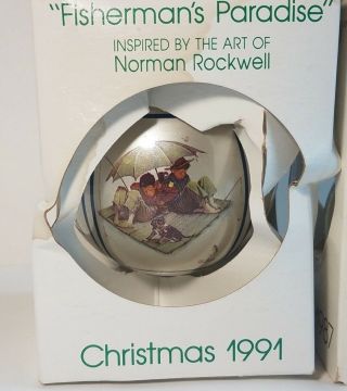 Schmid Norman Rockwell Christmas Ornaments 1991 1987 1986 1984 1981 2