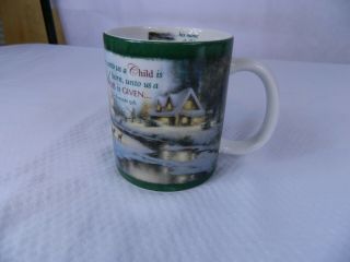Amcal For The Gift Of Art Thomas Kinkade - Deer Creek Cottage - Mug Cup