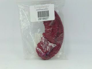 Longaberger Small Fabric Garter Paprika 2616627