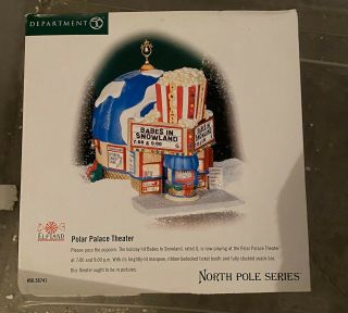 Dept 56 North Pole Series - Polar Palace Theater -