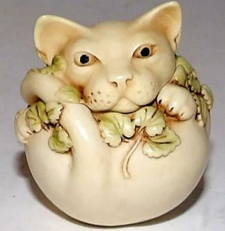 Harmony Kingdom Cat Figurine Elvis Trinket Box Roly Polys Tjrpca4 2001 - 2003