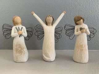 Willow Tree Set Of 3 Angels,  Rememberance,  Courage,  Healing