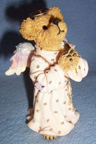 Boyds Angel Bear Figurine Grace Angelhope Mib 2001 Can You Hear Me ? Prayer