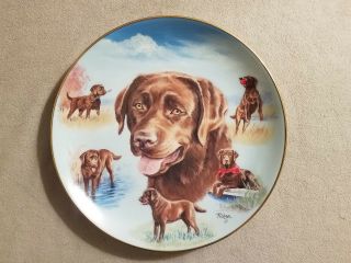 Collectible Bradford Exchange The Labs We Love - Best Buddy Plate 2003