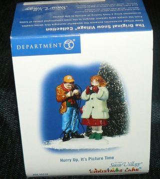 Department 56 Christmas Lane Accessory Hurry Up It 