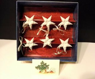 Margaret Furlong - A Pocketful Of Stars - Set Of 6 Seashell Stars - Ornaments