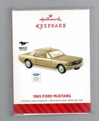 2014 Hallmark Keepsake Ornament 1965 Ford Mustang