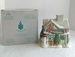 Partylite Toy Shop Christmas Village Tealight Candle Holder P0299 Decor