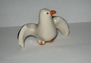 Artesania Rinconada Uruguay Seagull Bird Art Pottery Figurine